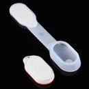 LED Magnetic Clothes Silicone Clip Lamp, CR2032 Button Batteries Powered(Red)