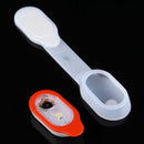 LED Magnetic Clothes Silicone Clip Lamp, CR2032 Button Batteries Powered(Red)