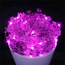 10m IP65 Waterproof Silver Wire String Light, 100 LEDs SMD 06033 x AA Batteries Box Fairy Lamp Decorative Light, DC 5V(Pink Light)