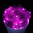 10m IP65 Waterproof Silver Wire String Light, 100 LEDs SMD 06033 x AA Batteries Box Fairy Lamp Decorative Light, DC 5V(Purple Light)