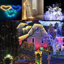 10m IP65 Waterproof Silver Wire String Light, 100 LEDs SMD 06033 x AA Batteries Box Fairy Lamp Decorative Light, DC 5V(Yellow Light)
