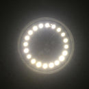 2 PCS 16 LEDs Solar Powered Buried Light Under Ground Lamp IP65 Waterproof Outdoor Garden Street Light (Warm White)