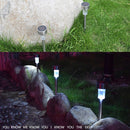 10 PCS Solar Energy Outdoor Lawn Lamp Stainless Steel IP65 Waterproof LED Decorative Garden Light (White Light)