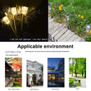 10 PCS Solar Energy Outdoor Lawn Lamp Stainless Steel IP65 Waterproof LED Decorative Garden Light (Warm White)