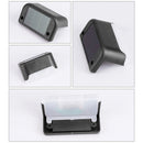 12 PCS Solar Powered LED Outdoor Stairway Light IP65 Waterproof Garden Lamp, Warm White Light(Black)