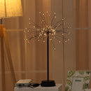 100 LEDs Dandelion Copper Wire Table Lamp Decoration Creative Bedside Night Light Gift, USB Powered(Warm White)