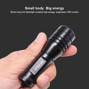 L01 1200LM LED Mini Diving Flashlight 30m Diving Depth (Black)