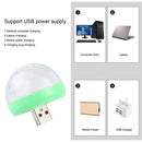 4W RGB USB LED Crystal Magic Ball Stage Light with 8 Pin Adapter