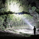 W591 P90 10W Rechargeable Strong LED Flashlight 4-Modes Outdoors Searchlight with Tripod & Output Function
