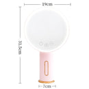 Smart LED Desktop Makeup Mirror with Fill Light, White Light (Pink)