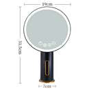 Smart LED Desktop Makeup Mirror with Fill Light, Three Light Colors (Black)