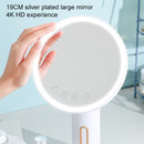 Smart LED Desktop Makeup Mirror with Fill Light, Three Light Colors (Pink)