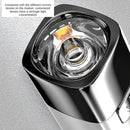 Mini Portable Lipstick Style Rechargeable LED Flashlight (Black)