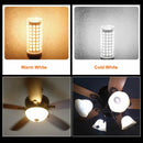 E17 102 LEDs SMD 2835 6000-6500K LED Corn Light, AC 110V(White Light)