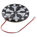 30 LEDs SMD 2835 Motorcycle Modified RGB Light Windmill Flash Atmosphere Lamp, Diameter: 10cm, DC 12V