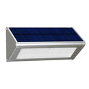 HBT-1606 3.2W Radar Sensor Solar Motion Light, 800 LM 48 LEDs SMD 2835 Sensor Triangle Energy Saving Wall Light with Solar Panel and Hidden Switch for Garden / Courtyard / Outdoor Camping(Silver)