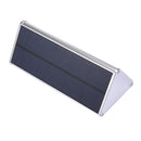 HBT-1606 3.2W Radar Sensor Solar Motion Light, 800 LM 48 LEDs SMD 2835 Sensor Triangle Energy Saving Wall Light with Solar Panel and Hidden Switch for Garden / Courtyard / Outdoor Camping(Silver)