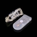 2m Silver Color Copper Wire String Light Festival Lamp / Decoration Light Strip, 20 LEDs SMD 0603 IP65 Waterproof CR2032 Button Batteries(White Light)