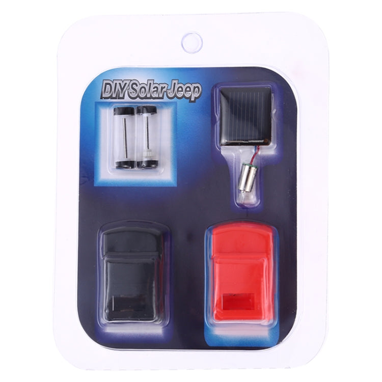 Children DIY Solar Jeep Vehicle Toy