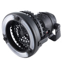 2 in 1 2.5W White Light LED Camping Tent Fan Light , 18 LEDs Creative Outdoor Portable Flashlight With Hang, DC 5V