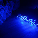 17m IP44 Waterproof Solar Panel Fairy Lamp, 100 LEDs Holiday Decorative Light(Blue Light)