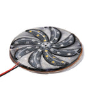 40 LEDs SMD 2835 Motorcycle Modified Windmill Colorful Light Fire Wheel Light Styling Flash Atmosphere Lamp, Diameter: 8cm, DC 12V