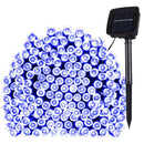 10m Festival Fairy String Lights, Solar Panel 100 LED with 1.9m Extended Cable(Blue Light)