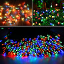 10m Festival Fairy String Lights, Solar Panel 100 LED with 1.9m Extended Cable(Warm White)