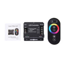 SX-030RF RGB Touch Series Wireless LED Remote Controller, DC 12-24V(Black)