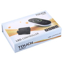 SX-031RF Double Channels Touch Series Wireless LED Remote Controller, DC 12-24V(Black)