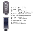 60W IP65 Waterproof Radar Sensor + Light Control Solar Power Street Light, 120 LEDs Energy Saving Outdoor Lamp with 6V / 20W Solar Panel