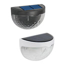 6 LED Outdoor Solar Water Drop Fence Light(Warm White)