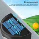 6 LED Outdoor Solar Water Drop Fence Light(Warm White)