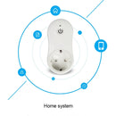 16A 2.4GHz Alexa WiFi Control Smart Timer Home Power Socket with Echo & Google Home, AC 100-240V, EU Plug