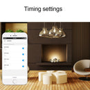 10A 2.4GHz Alexa WiFi Control Smart Timer Home Power Socket with Echo & Google Home, AC 100-240V, US Plug