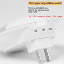 CH003 5V 3.1A LED Night Light, with Light Sensor and Dual USB Charge Port for Bedroom Home Illumination, US Plug