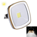 3W Rechargeable White Light Camping Light , 270 LM Solar Panel Outdoor Emergency Light with Handle, DC 5V(Gold)