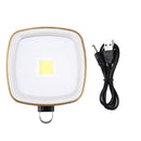3W Rechargeable White Light Camping Light , 270 LM Solar Panel Outdoor Emergency Light with Handle, DC 5V(Gold)