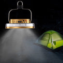 3W Rechargeable White Light Camping Light , 270 LM Solar Panel Outdoor Emergency Light with Handle, DC 5V(Gold)