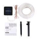 5m Casing Rope Light, Solar Panel water resistant 50 LED(Colorful Light)