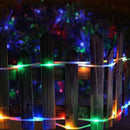 5m Casing Rope Light, Solar Panel water resistant 50 LED(Colorful Light)