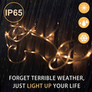 5m Casing Rope Light, Solar Panel water resistant 50 LED(Colorful Light)