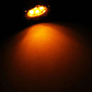 4 PCS DC 12V Motorcycle 13-LED Tail Turn Signal Lamp Indicators Blinker Light, (Yellow + Red Light)