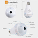 ESCAM QP136 Light Bulb 360 Degrees VR Panoramic 1.3MP WiFi Camera, Support Motion Detection, Alarm Messages, Alarm Recording, Screenshot and Push APP Function