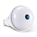 ESCAM QP137 2MP HD 1080P 360 Degree Panoramic Bluetooth Speaker Bulb IP Camera, E27, WiFi, Motion Detection,(White)