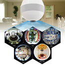 E27 3W 1080P LED Bulb Shape Wi-Fi IP Camera Wireless HD Home Security Panoramic 360 Degrees Light Sensing Bulb