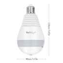 E27 3W 1080P LED Bulb Shape Wi-Fi IP Camera Wireless HD Home Security Panoramic 360 Degrees Light Sensing Bulb