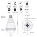 E27 3W 1080P LED Bulb Shape Wi-Fi IP Camera Wireless HD Home Security Panoramic 360 Degrees Light Sensing Bulb