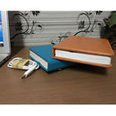 Foldable Pages RGB + Warm White Light Book Shape LED Light , Creative Portable USB Charging Big Size Night Light(Blue)