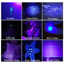 100 LED UV Flashlight Scorpion Detector Fluorescence Detector